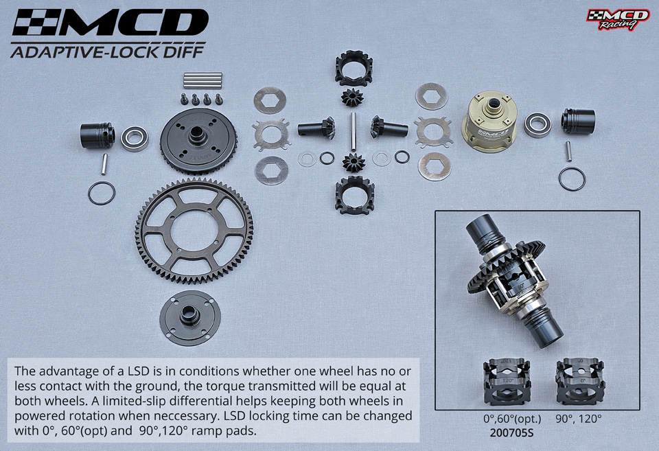MCD Racing Zahnrad Set Alu/Kunststoff Z22/Z27 (C/D) Standard (M030900,  30,70 €